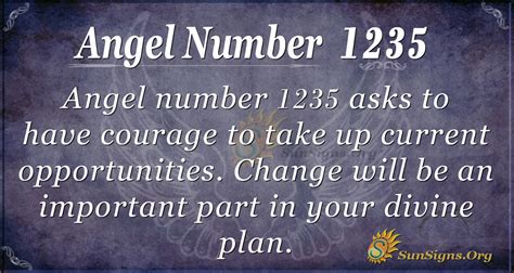 1235 Angel Number Meaning